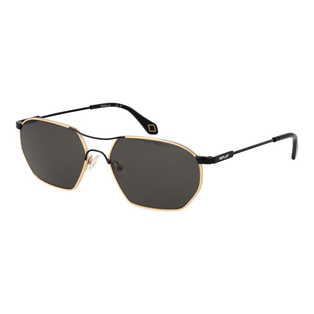 Replay Gold Metal Sunglasses