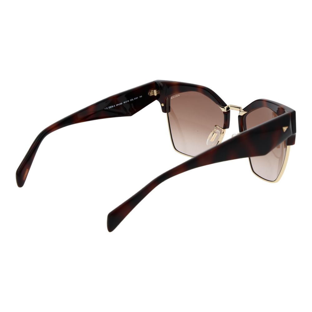 Police Brown Plastic Sunglasses