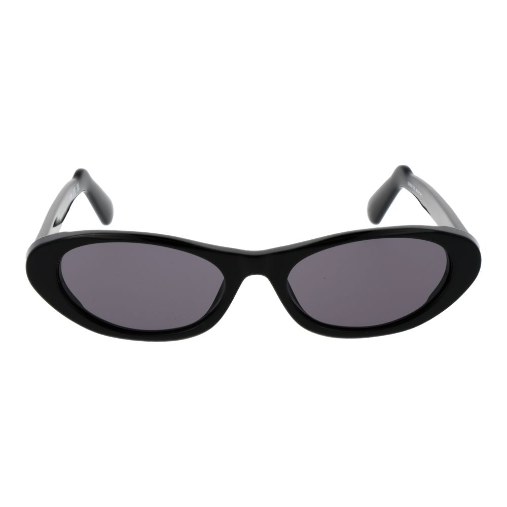 GCDS Black Plastic Sunglasses