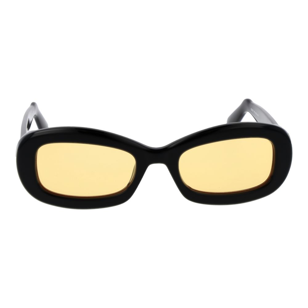 GCDS Black Plastic Sunglasses
