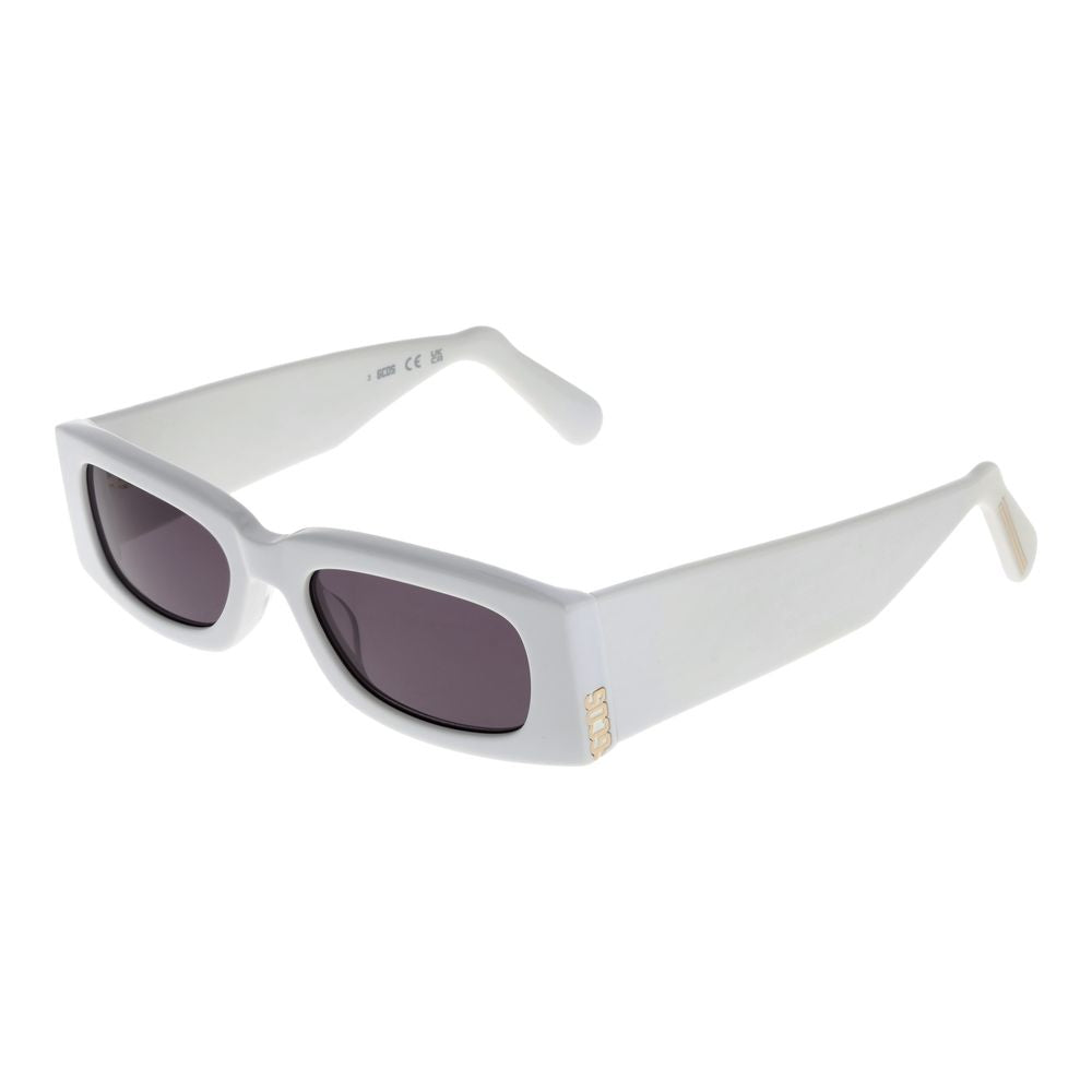 GCDS White Plastic Sunglasses