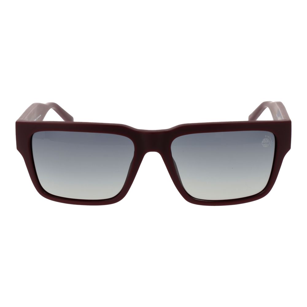 Timberland Burgundy Plastic Sunglasses