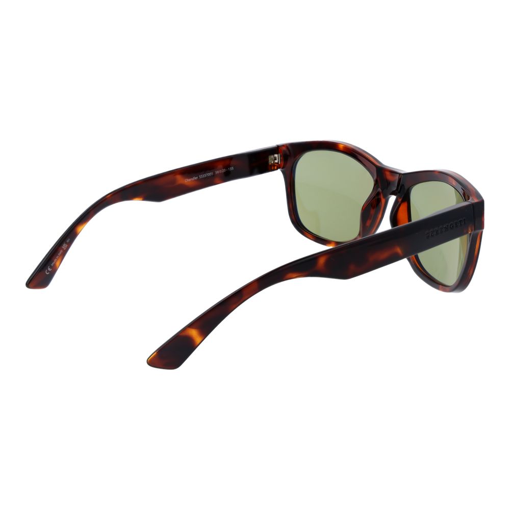Serengeti Brown Plastic Sunglasses