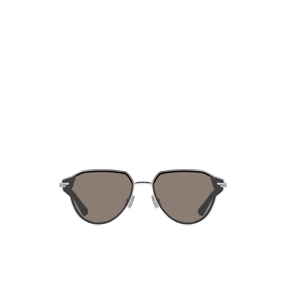 Bottega Veneta Silver Metal Sunglasses