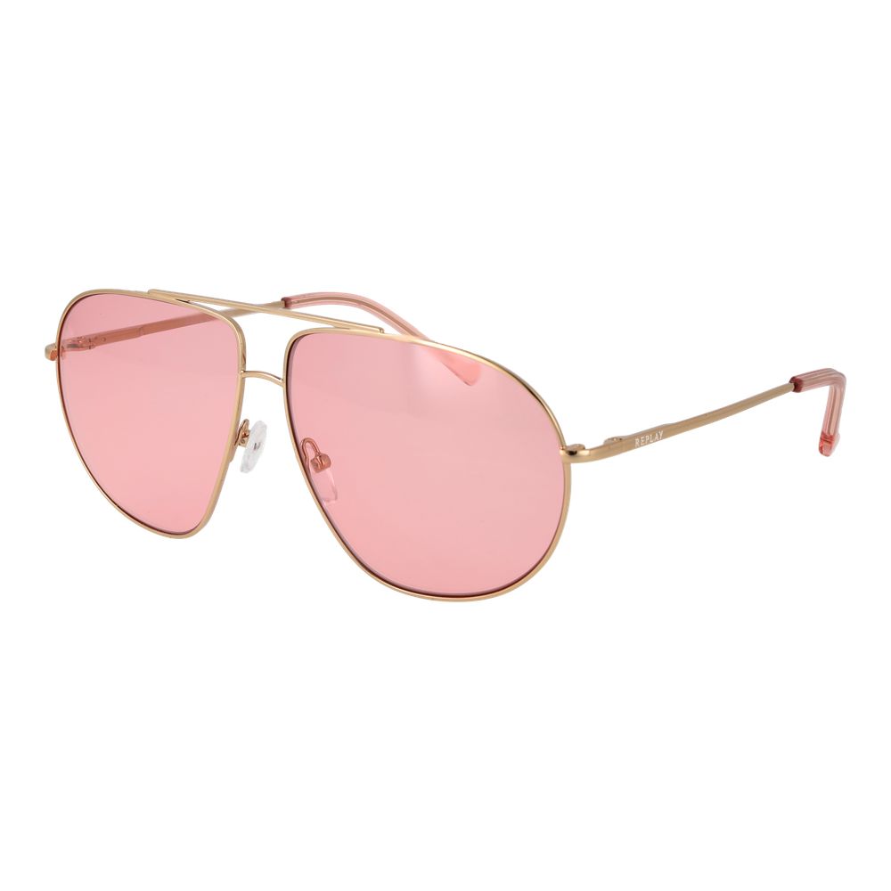 Replay Gold Metal Sunglasses