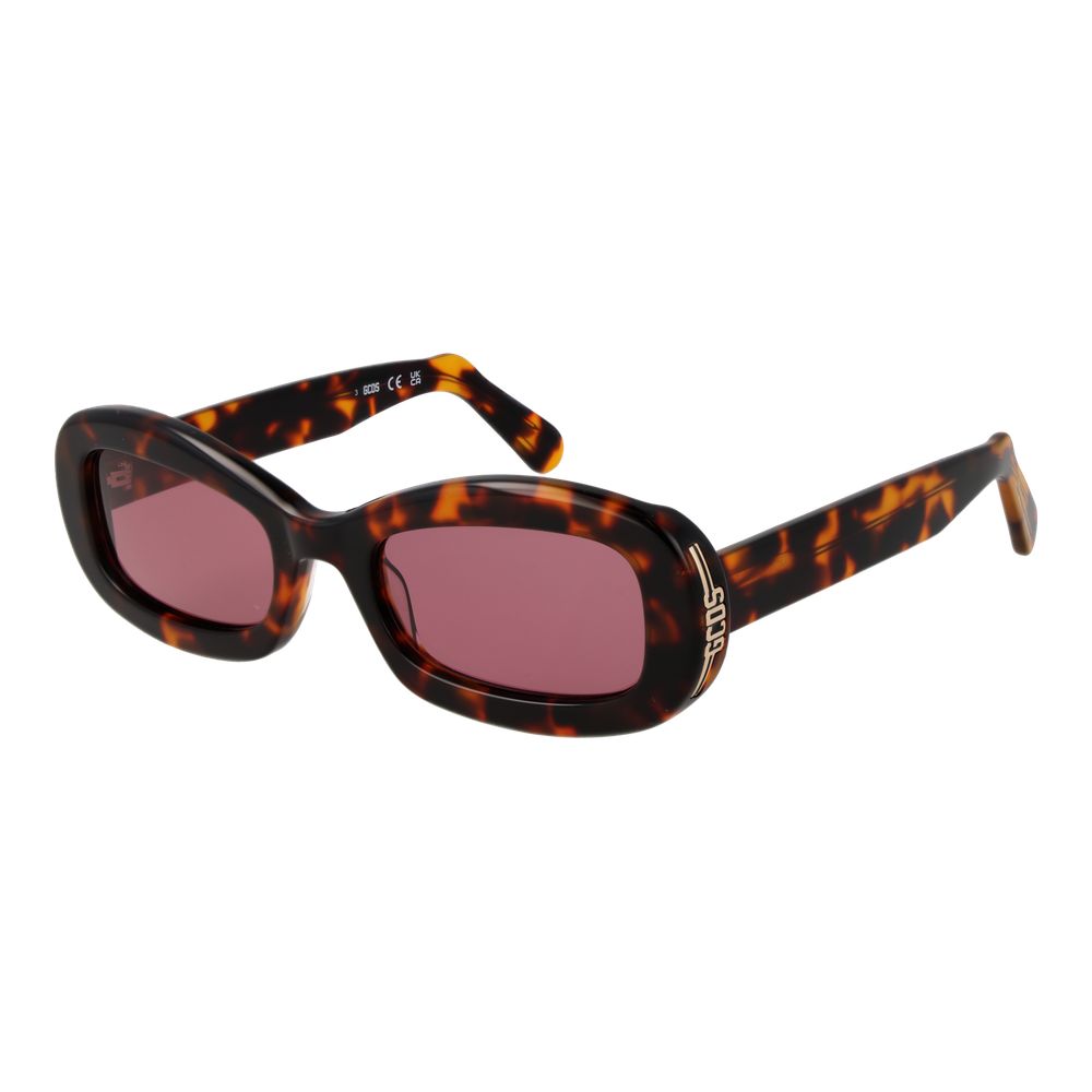 GCDS Brown Plastic Sunglasses