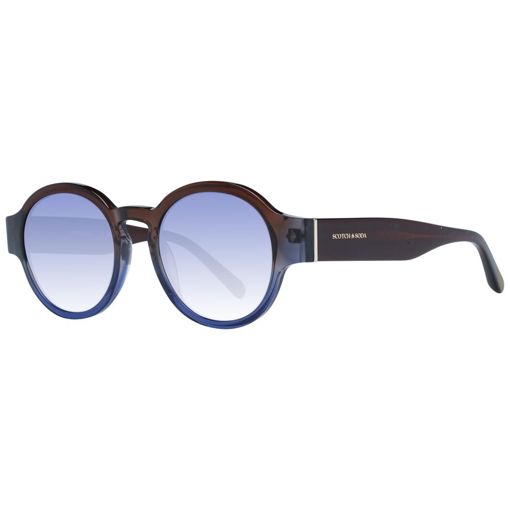Scotch & Soda Brown Acetate Sunglasses