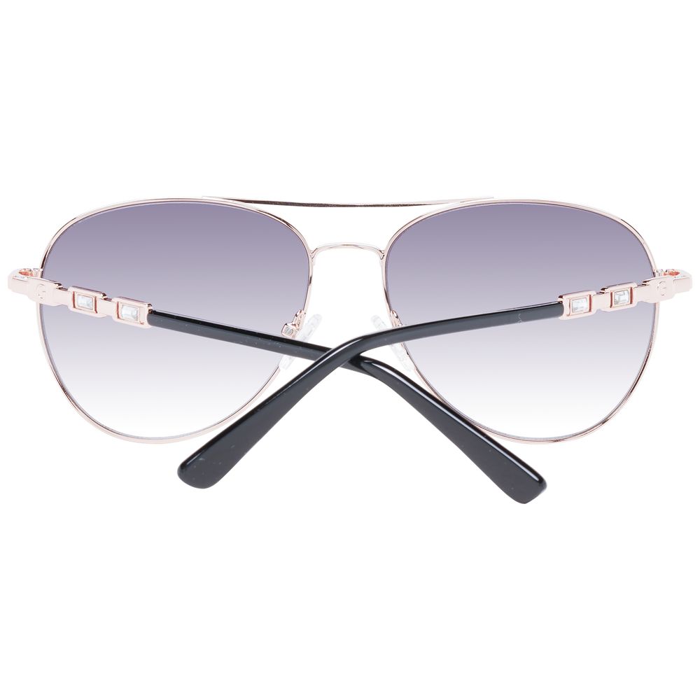 Guess Rose Gold Metal Sunglasses