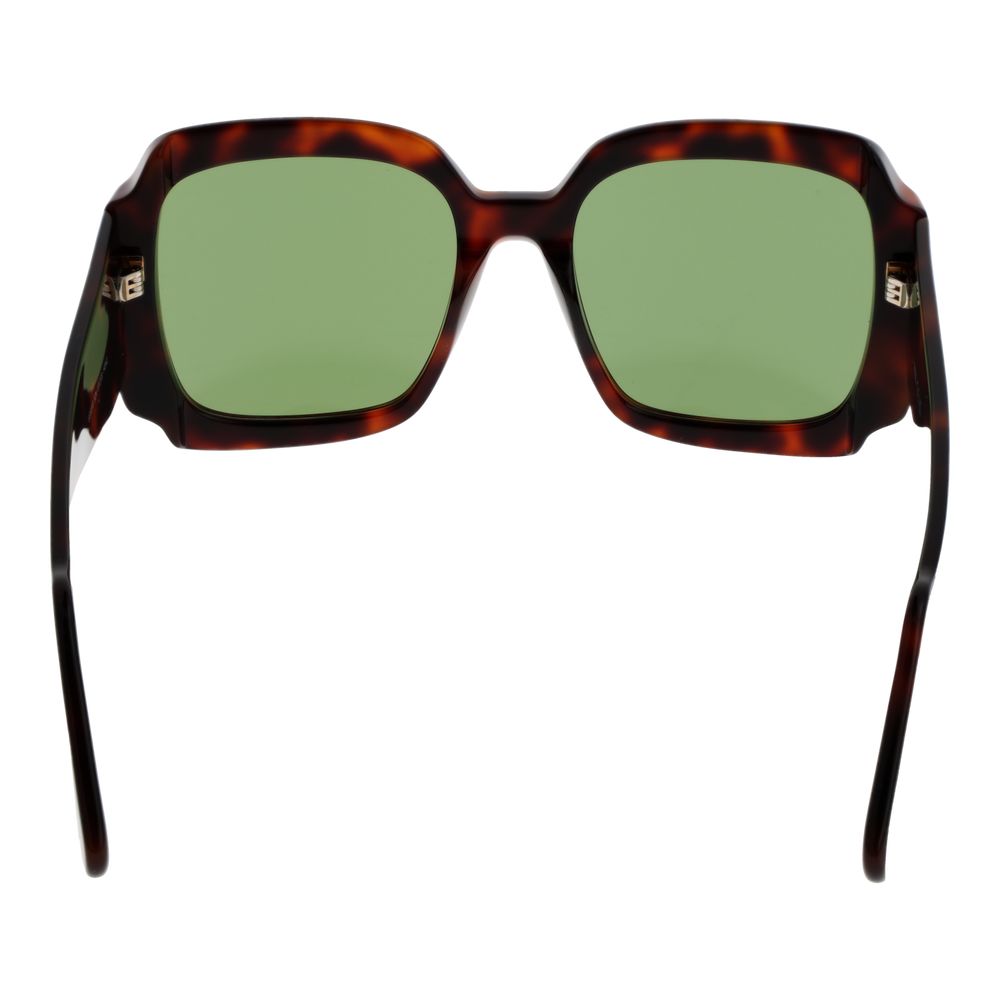 GCDS Brown Plastic Sunglasses