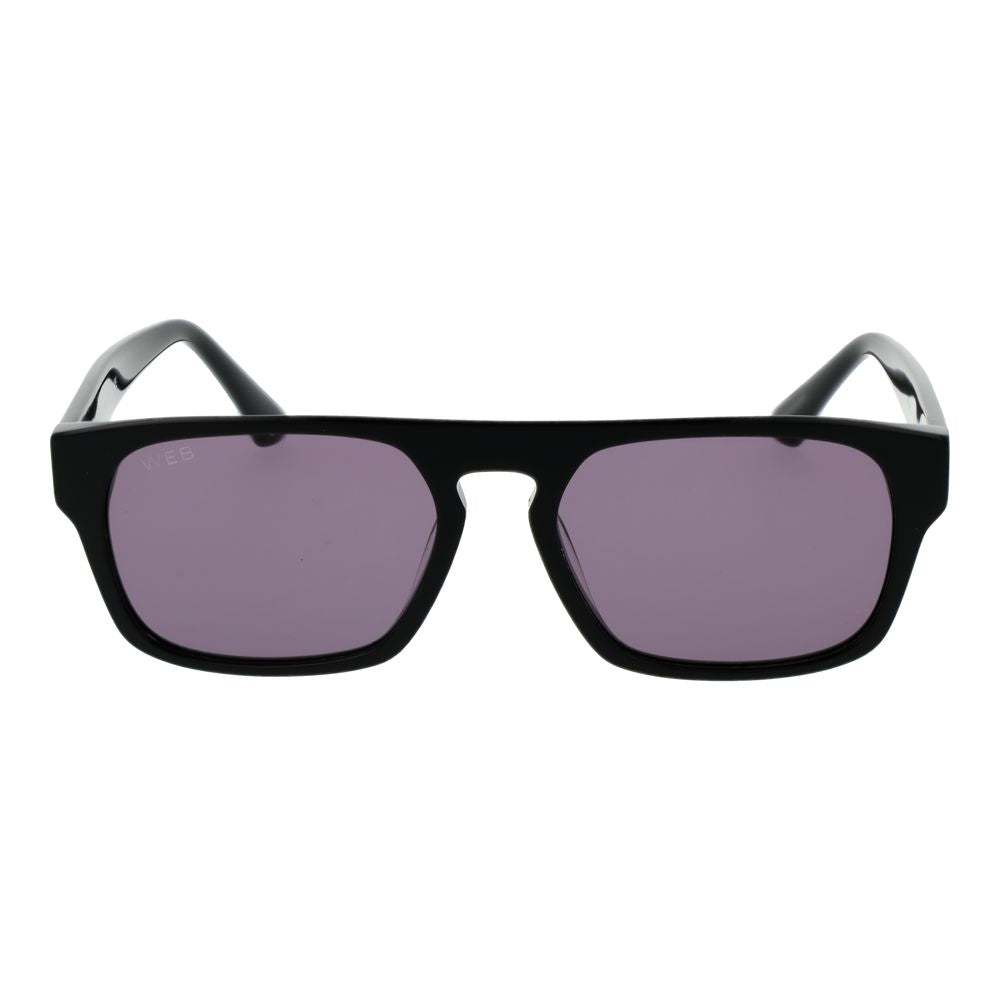 Web Black Acetate Sunglasses